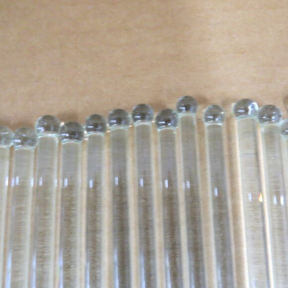 Lot of 30 Chemistry Medical Lab 8" Ball End Glass Rods Stirrers Agitators - Picture 3 of 7